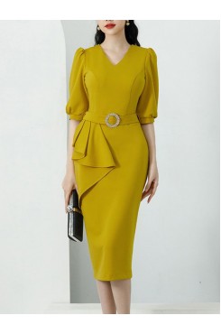 Flattering Fit for All Figures Dress HF3303-03-02