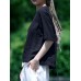 Solid Half Sleeve Crew Neck Casual Women Blouse